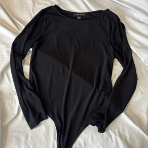 Black Long Sleeve Bodysuit